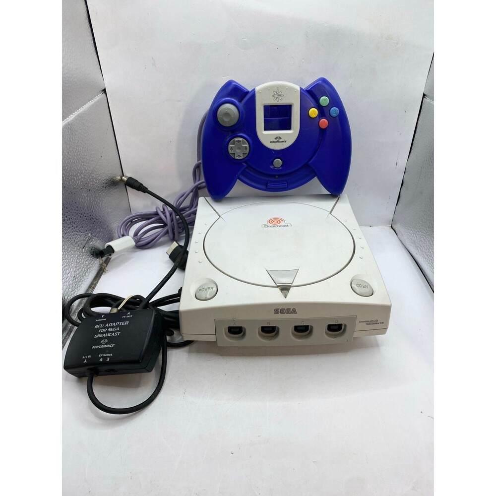 Vintage Sega Dreamcast Console W Controller + Cables Retro Tested Authentic